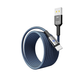 USB кабель YOKI SMART YK-SM31 Type-C 3A 1.2m black/blue