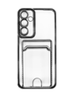 Силиконовый чехол WAVE Metal Pocket для Samsung A25 black Full Camera