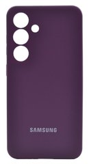 Силіконовий чохол Full Cover для Samsung S24 grape Full Camera