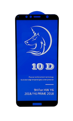Захисне 10D скло Full Glue для Huawei Y6 2018 black SP