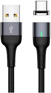 USB кабель магнитный Usams US-SJ158 micro 1.2m black