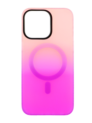 Чохол WAVE Matte Gradient colors with MagSafe для iPhone 15 Pro Max pink/purple