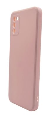Силіконовий чохол Candy Full Camera для Samsung A02S pink sand