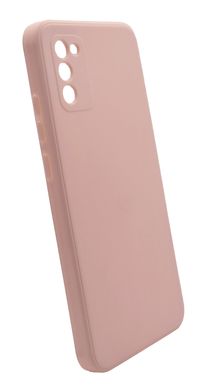 Силіконовий чохол Candy Full Camera для Samsung A02S pink sand