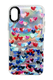 Чохол Holographic Print для iPhone XR heart