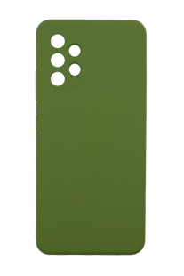Силіконовий чохол Full Cover для Samsung A32 4G dark green Full Camera без logo