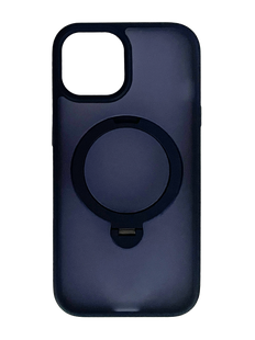 Чохол Ostand Matte with MagSafe для iPhone 15 dark blue