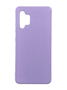 Силиконовый чехол Full Cover для Samsung A32 4G lilac без logo