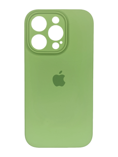 Силиконовый чехол Full Cover для iPhone 12 Pro Max mint Full Camera