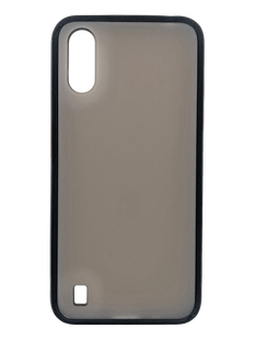 Чехол 2 в 1 Matte Color для Samsung A01 (A015) black/red