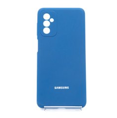 Силіконовий чохол Full Cover для Samsung M52 navy blue Full Camera
