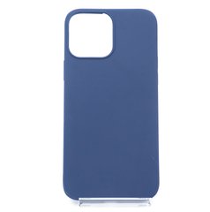Силіконовий чохол Soft Feel для iPhone 13 Pro Max Candy dark blue
