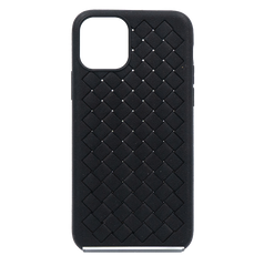 Силіконовий чохол Weaving case для iPhone 11 Pro black (плетінка)