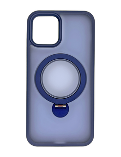 Чохол Ostand with MagSafe для iPhone 15 Pro Max dark blue