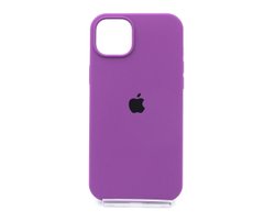 Силіконовий чохол Full Cover для iPhone 15 Plus purple