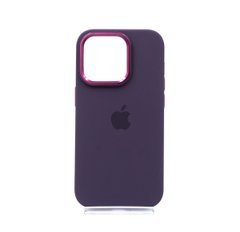Силіконовий чохол Metal Frame and Buttons для iPhone 14 Pro elderberry