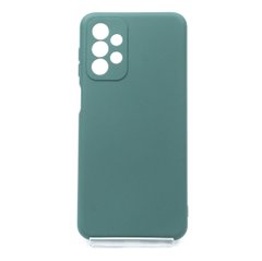 Силіконовий чохол Full Cover для Samsung A23 4G dark green Full Camera без logo