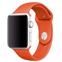 Силіконовий ремінець для Apple Watch Sport Band 42/44mm (S/M & M/L) 3pcs orange