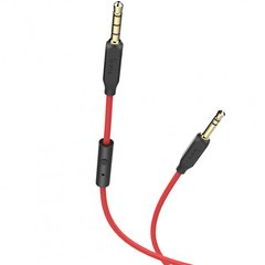 AUX кабель Hoco UPA12 AUX+Microphone 1m Black