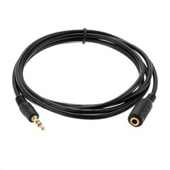 AUX кабель удлинитель 1,5 м black