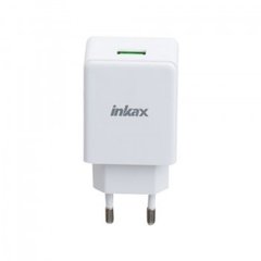 Мережевий зарядний пристрій Inkax CD-24 QC3.0 3.1A 1usb Type-C white