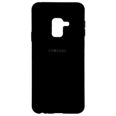 Силіконовий чохол Full Cover для Samsung A8+(2018)/A730 black