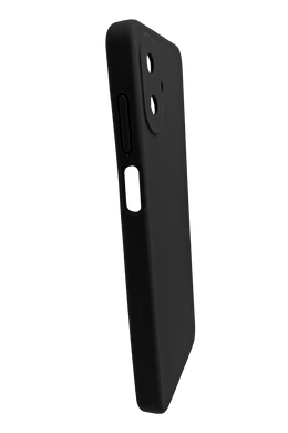 Силиконовый чехол Full Cover Lakshmi для Samsung A07 black (AAA) Full Camera без logo