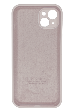 Силіконовий чохол Full Cover для iPhone 14 pink sand Full Camera