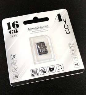 Карта пам'яті micro SDHC 4YOU 16 Gb class 10 UHS-1 без адаптера