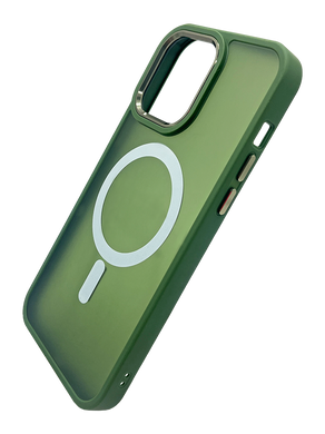 Чохол MATTE GUARD MagSafe для iPhone 14 Pro Max Dark green