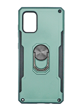Чохол Serge Ring for Magnet для Samsung A71 green протиударний з магнітним тримачем