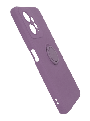Чохол (TPU) Candy Ring для Xiaomi Redmi Note 12 4G cherry purple Full Camera