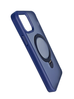 Чохол Ostand with MagSafe для iPhone 15 Pro Max dark blue