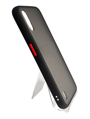 Чохол 2 в 1 Matte Color для Samsung A01 (A015) black/red