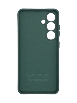 Силиконовый чехол WAVE Colorful для Samsung S24 forest green Full Camera (TPU)