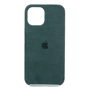 Силіконовий чохол ALCANTARA Full для iPhone 12 Pro Max green