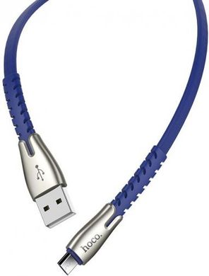 USB кабель HOCO U58 Core micro 3A/1,2m blue