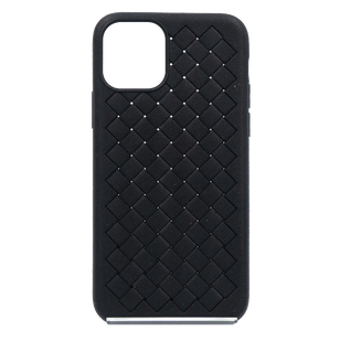 Силіконовий чохол Weaving case для iPhone 11 Pro black (плетінка)