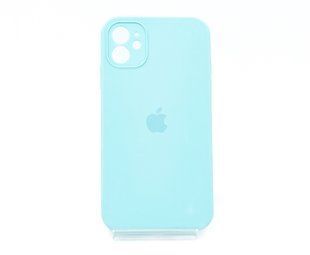 Силіконовий чохол Full Cover Square для iPhone 11 marine green Full Camera
