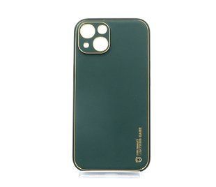 Чохол шкіра Xshield для iPhone 14 armi green