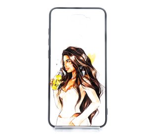 TPU+PC чохол Prisma Ladies для Xiaomi Redmi Note 9/Redmi 10X Candy yellow