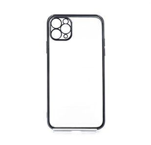 Силіконовий чохол Сlear для iPhone 11 Pro Max black Full Camera з глянсовою окантовкою