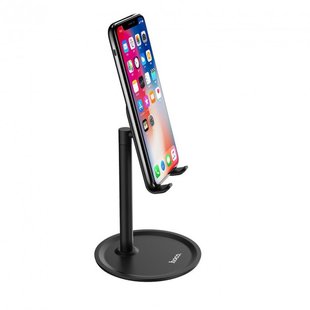 Держатель настольный Hoco PH15 Aluminum alloy table stand 4.7-10 black