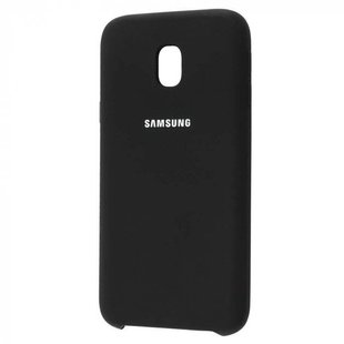 Силиконовый чехол Silicone Cover для Samsung J330 (J3 2017) Black