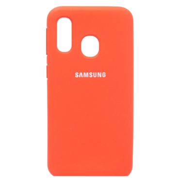 Силиконовый чехол Full Cover для Samsung A40 2019 red