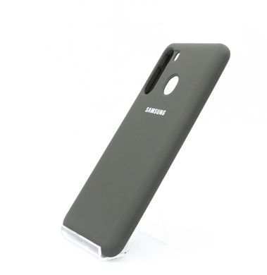Силіконовий чохол Full Cover для Samsung A21 dark olive