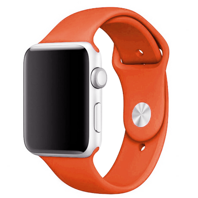 Силіконовий ремінець для Apple Watch Sport Band 42/44mm (S/M & M/L) 3pcs orange