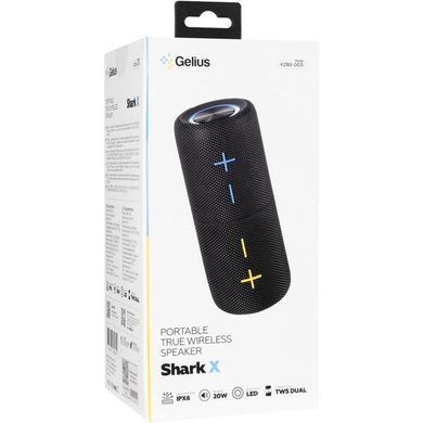 Колонка Gelius Shark X KZBS-003i bluetooth speaker black