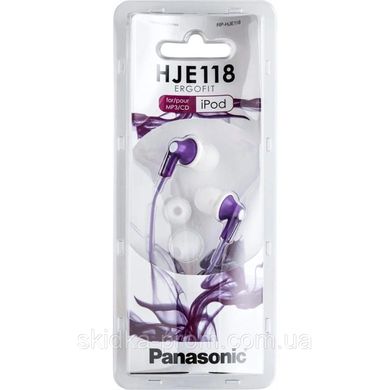Наушники Panasonic RP-HJE118 фиолетовый