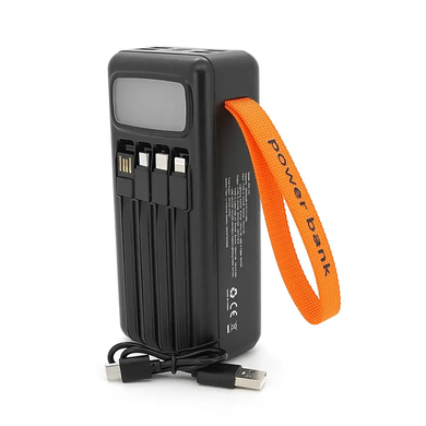 Power bank ACL PW-141 (SOLAR/Type-C/Lighting/Micro/USB) 30000 mAh black